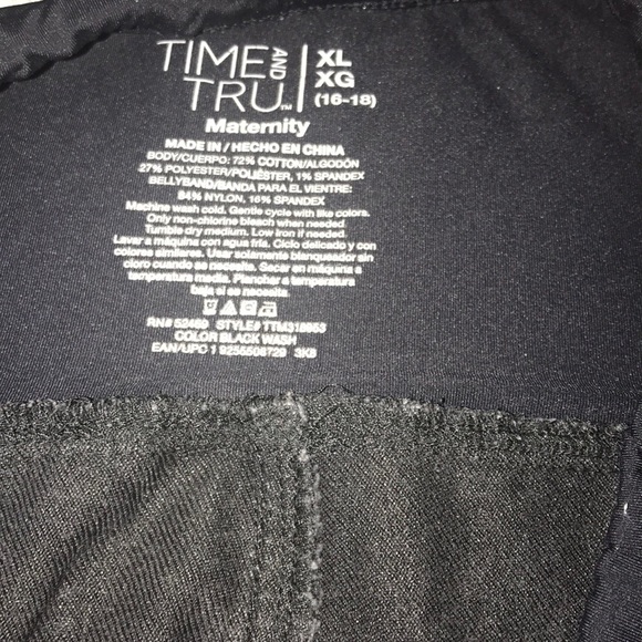Time and Tru Maternity Pants 16/18 - Picture 3 of 5